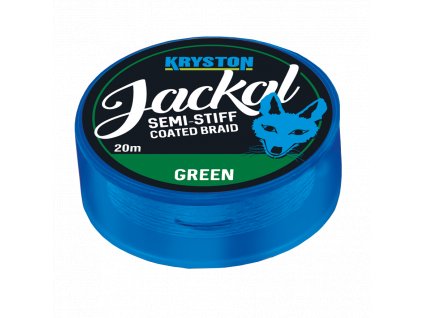 Kryston potahované šňůrky - Jackal (Nosnost 20 lb, Návin 20 m, Barva Olive Green)