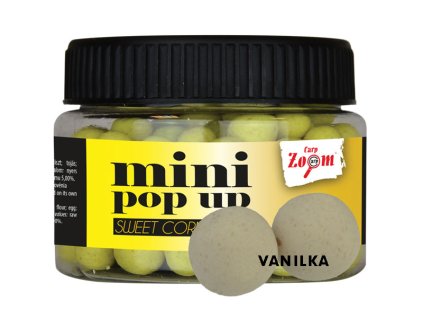 Carp Zoom Mini Pop Up Boilies - 50 g/10 mm/Vanilka + Sleva 10% za registraci