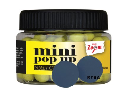 Carp Zoom Mini Pop Up Boilies - 50 g/10 mm/Ryba + Sleva 10% za registraci