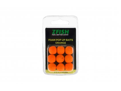 Zfish Pěnová Nástraha Foam Pop up Baits (Barva Orange, Průměr 15 mm)