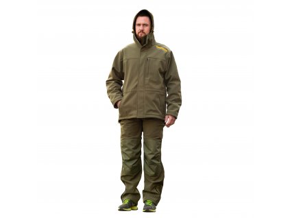 Mikbaits oblečení - Nepromokavá funkční bunda STR zelená  + Kód na slevu 10%: SLEVA10