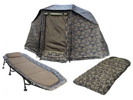 Zfish Camo Set Brolly+Lehátko+Spacák + Sleva 10% za registraci + ZDARMA Digitální váha Delphin ULTRA