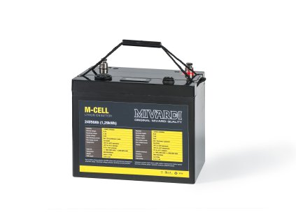 Lithiová baterie M-CELL 24V 50Ah + 10A nabíječka + Sleva 10% za registraci + ZDARMA Spomb zakrmovací raketa Midi