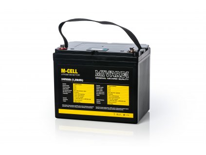 Lithiová baterie M-CELL 24V 50Ah + Sleva 10% za registraci + ZDARMA NGT Taška s termoizolací Carryall 840