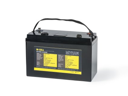 Lithiová baterie M-CELL 24V 100Ah + Sleva 10% za registraci + ZDARMA NGT Taška s termoizolací Carryall 872