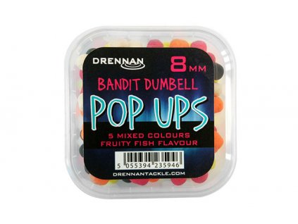 Drennan plovoucí nástrahy Bandit Dumbell Pop Ups 8mm + Sleva 10% za registraci
