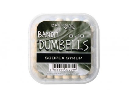 Drennan nástrahy Bandit Dumbells 8 10 mm Scopex Syrup