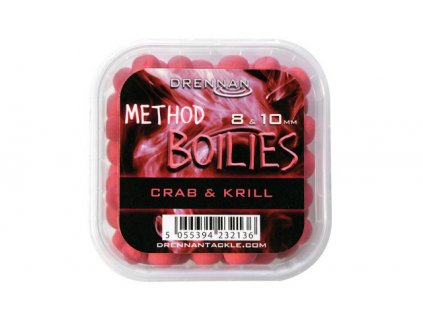 Drennan nástrahy Method Boilies 8 10 mm Crab Krill + Sleva 10% za registraci