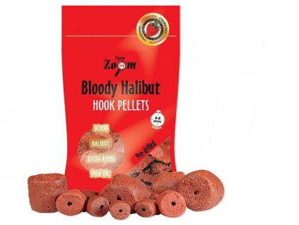 Strawberry Halibut Hook Pellets - s otvorem - 150 g/8 mm/Strawberry + Sleva 10% za registraci