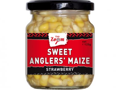 Carp Zoom Sweet Angler's Maize - 125 g/125 g/Jahoda