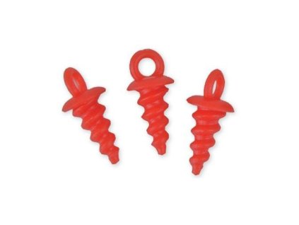 Carp Zoom Trn pro uchycení nástrahy, 10 mm, červený - 10 ks