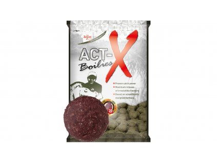 Carp Zoom Act-X Boilies - 800 g/20 mm/Pálivé koření-Česnek