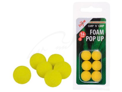 Carp Zoom Pěnové plovoucí kuličky/10 mm/žluté + Sleva 10% za registraci