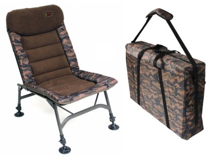 Zfish Camo Set Křeslo + Přepravní Taška + Sleva 10% za registraci + ZDARMA kaprové háčky