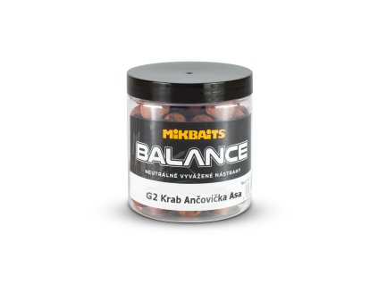 Mikbaits Gangster balance 250ml - G2 Krab Ančovička Asa 20mm