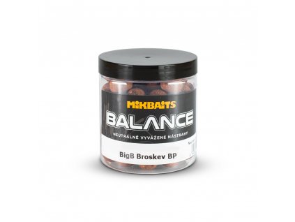 Mikbaits BiG balance - BigB Broskev Black pepper (Objem 250 ml, Průměr 16 mm)