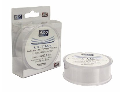 Vlasec Asso Ultra Low Stretch 50 m (Průměr 0,10 mm)