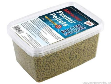 Attractor Feeder Pellets - 320 g/3 mm/Ananas - žluté + Sleva 10% za registraci