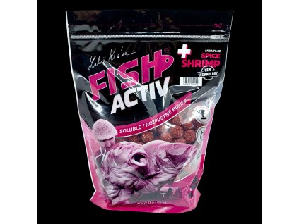 LK Baits Fish Activ Plus Spice Shrimp 1Kg + Sleva 10% za registraci