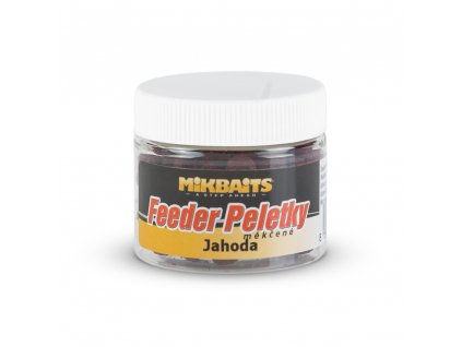 Mikbaits Feeder měkčené peletky (Příchuť Jahoda, Objem 50 ml)