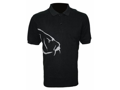 Zfish Tričko Carp Polo T-Shirt Black