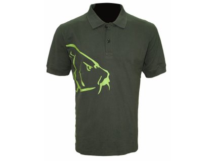 Zfish Tričko Carp Polo T-Shirt Olive Green