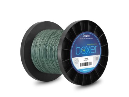 Delphin BOXER zelená (Průměr 0,50 mm, Nosnost 41,7 kg, Návin 1100 m)
