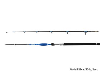 Delphin HAZARD (Délka 2,55 m, Zátěž 500 g, Počet dílů 2)