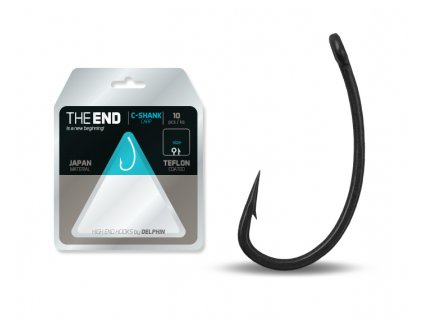 Háček Delphin THE END Carp C-SHANK + Sleva 10% za registraci