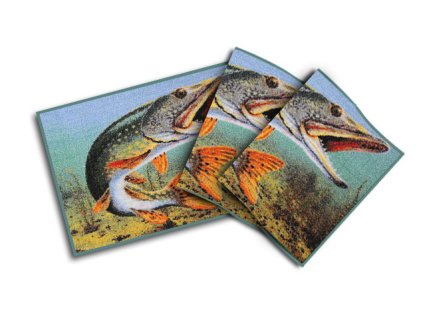 Rohož (Motiv 3D Kapr, Rozměr 60 x 40 cm)