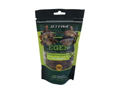 JetFish Legend Range - Extra tvrdé boilie Chilli tuna / Chilli