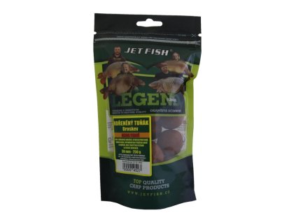 JetFish Legend Range - Extra tvrdé boilie Kořeněný tuňák broskev