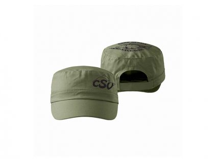 CSV Čepice kšiltová CSV - ARMY/khaki/černé logo/typ 6