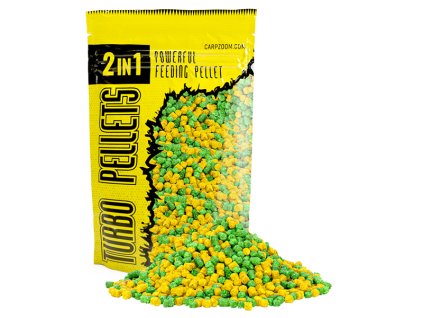 Carp Zoom Turbo Pellets 2v1 - 500 g (Příchuť ananas-banán, Velikost 3 mm)