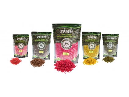 ZFISH Pva Ready  Method Feeder Mix 2-3mm/1kg