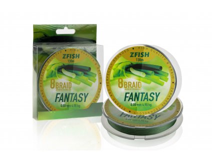 Zfish Šňůra Fantasy 8-Braid 130m (Průměr 0,08mm)