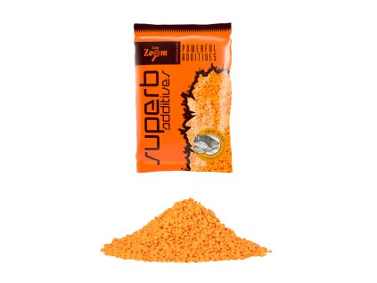 Carp Zoom SuperB additive Anglická vločka - 500 g/potápivá/oranžová