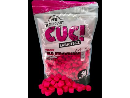 LK Baits CUC! Nugget Wild Strawberry 10 mm, 1kg