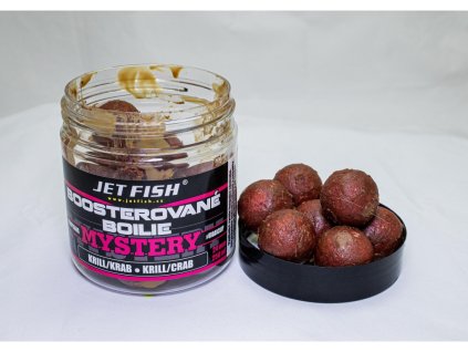 JetFish Mystery - Boosterované boilie 250ml - 24mm : KRILL / KRAB