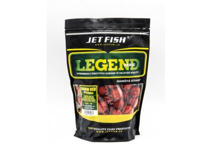 JetFish Legend Range boilie 1kg - 30mm : ROBIN RED - BRUSINKA