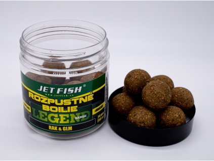 JetFish 250ml-24mm Legend Range - Rozpustné boilie : RAK GLM