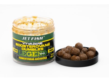JetFish 200ml -12mm Legend Range Vyvážené boosterované Dumbles : FERMENTOVANÁ ANČOVIČKA