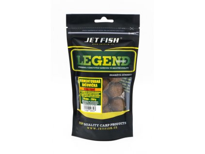 JetFish Legend Range - Extra tvrdé boilie 250g - 30mm : FERMENTOVANÁ ANČOVIČKA