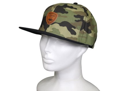 Giants fishing Giants fishing Kšiltovka Flat Cap Camo Sleva 10% za registraci
