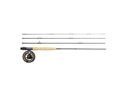 Muškařský set prut, naviják a šňůra Greys K4ST X Combo Fly 2,74m WF6 4díly