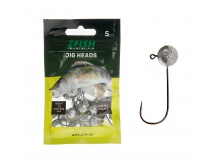 Zfish Jig Head Simply 5 ks (Gramáž 3 g - Háček 1/0)