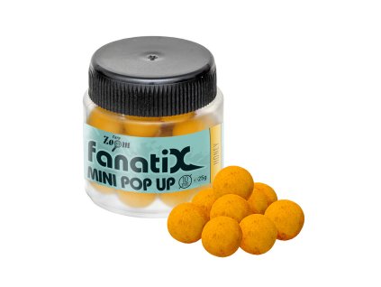 Carp Zoom Fanati-X Pop Up Boilies - Med (Hmotnost 25 g, Průměr 10 mm)