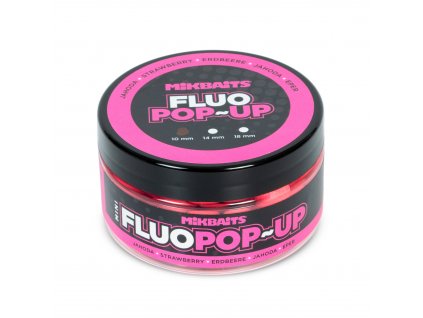 Plovoucí fluo boilie - Jahoda (Objem 100 ml, Průměr 10mm)