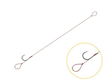 Návazec Delphin Proxi Loop / 6ks (Velikost 8cm 6 SM)