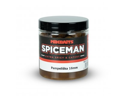Spiceman boilie v dipu - Pampeliška (Průměr 16 mm, Objem 250 ml)